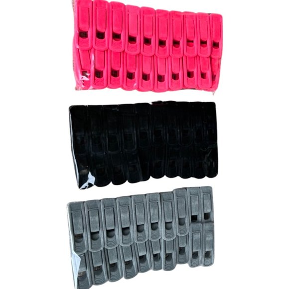 NEW Fasmov 60-Pack Velvet Hanger Clips - Picture 4 of 5